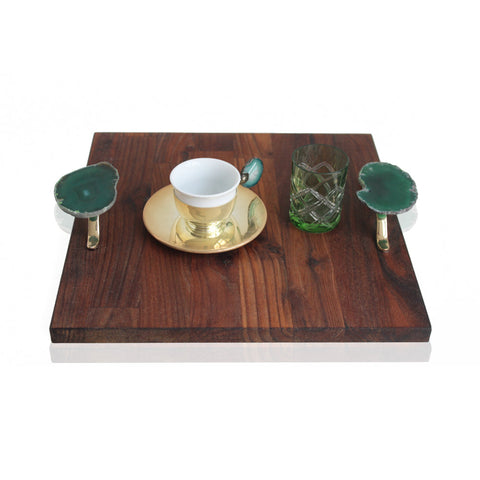 Serving Set Tray, Cup & Glass