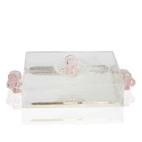 Silver Tray w/ Plexi Cover